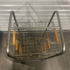 ★店舗・出張買取実施中★キャスター付きスチールラック　洗面所収納　4段カゴ収納の画像