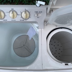 HITACHI 日立 2層式電気洗濯機 PS-H45L 4.5kg 脱水5.0kg 2004年製　の画像
