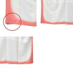 訪問着・付下 紺   長着 一越 正絹 花 鹿の画像