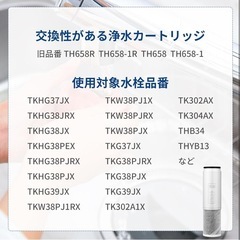 【新品】TH658-1S用 浄水器 カートリッジ 3個 互換品の画像