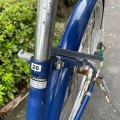 自転車　No.419　ブルー　26インチ　LEDライト　【リサイクルショップどりーむ天保山店】の画像