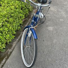 自転車　No.419　ブルー　26インチ　LEDライト　【リサイクルショップどりーむ天保山店】の画像