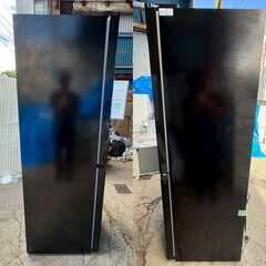 【❗️✨高年式美品✨❗️】ニトリ 冷蔵庫 NR-274L BK 2024年製 274L 大容量 ファミリー向けの画像