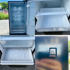 【❗️✨高年式美品✨❗️】ニトリ 冷蔵庫 NR-274L BK 2024年製 274L 大容量 ファミリー向けの画像