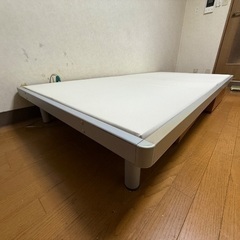 【引取限定】無印良品　シングルベッド　収納付きの画像