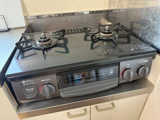 リンナイ　２口ガスコンロ　プロパンガス用