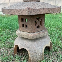 和風庭園 石灯籠（いしどうろう）灯籠 灯篭 4分割タイプ DIY 和モダン 
の画像