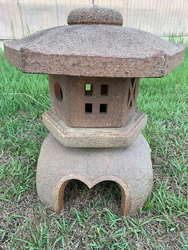 和風庭園 石灯籠（いしどうろう）灯籠 灯篭 4分割タイプ DIY 和モダン