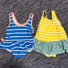 水着 2枚　女児　サイズ90の画像