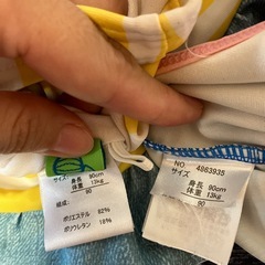 水着 2枚　女児　サイズ90の画像