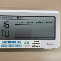 DWS-200J-7JF カシオ 電波時計　天気予報機能　iPhone対応の画像