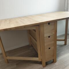 「受け渡し者決定済み」【IKEA イケア】折りたたみ机の画像