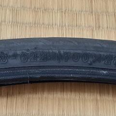 自転車 中古品 タイヤ １本◆７００×２８C メーカー不明◆クロスバイク ロードバイク  スポーツ自転車 ロードランナーの画像