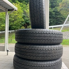 ジムニー シエラ JB74W 走行50km取り外し ダンロップグラントレックAT20 195/80R15の画像