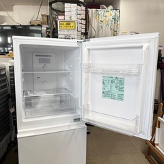 【超美品‼️】アクア 2023年製 135Lノンフロン冷凍冷蔵庫 エディオンモデル ホワイト♪の画像
