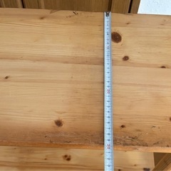 キャスター付き　ワゴン　　木製の画像