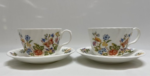 ☆ドリーム荒牧店☆ジモティー割引有☆ AYNSLEY/コテージガーデン/カップ&ソーサー/ペア