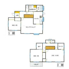 閑静な住宅街✨全室2面採光で日当たり良好な2階建て☀現在リ…