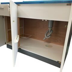 ☆家庭用流し台 シンク キッチン W1050xD550xH800+90mm 流し台 家庭用 設備 住宅設備☆の画像
