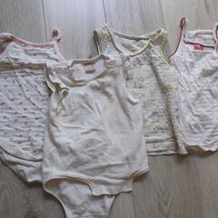 ベビー服セット 70cm 多色　肌着4着　ロンパース4着　Tシャツパンツの画像
