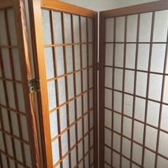 障子衝立の画像