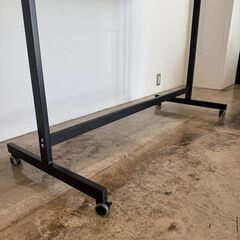 キャスター付き 両面回転式ホワイトボード 横120cm × 縦90cmの画像