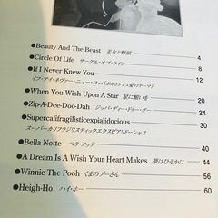 ジブリ・ディズニー楽譜の画像