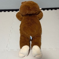おさるのジョージ★寝そべりBIGぬいぐるみ・新品未使用・約65cmの画像