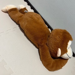 おさるのジョージ★寝そべりBIGぬいぐるみ・新品未使用・約65cmの画像
