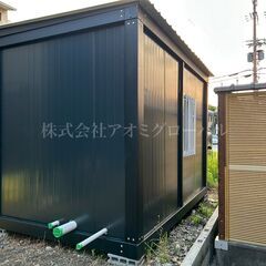 6畳 住めるコンテナハウス 2500×4000ｍｍ 断熱入り 即使用可能 トイレ・シャワー付きハウスの画像