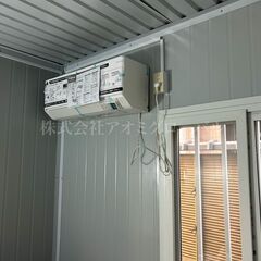 6畳 住めるコンテナハウス 2500×4000ｍｍ 断熱入り 即使用可能 トイレ・シャワー付きハウスの画像