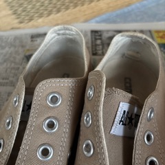 converse ALL STAR ベージュ スニーカーの画像