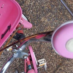 補助輪つき自転車★ピンク★5月にメンテナンス済みの画像