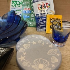 食器、マドラー、コースター、サプリメント等の画像