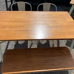 🉐ダイニングベンチセット4人掛け2️⃣の画像