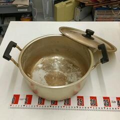 0826-118 アルミ両手鍋　26cm※使用感あり※の画像