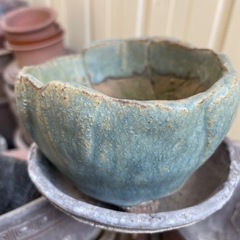 陶器植木鉢　プランターの画像