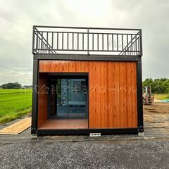 4×6ｍ 屋上デッキ付き ポーチ付きコンテナハウス 事務所や店舗にも 住めるｸｵﾘﾃｨの画像