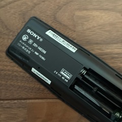 SONY リモコンの画像