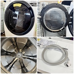【超美品‼️】日立 2020年製 11.0/6.0kgドラム式洗濯乾燥機 ビッグドラム 洗濯機 ヒーター乾燥 AIお洗濯 ホワイト♪の画像