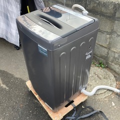 【札幌市内配達送料無料】ハイアール　洗濯機 5.5kg JW-U55LK 2023年製の画像