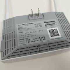 BUFFALO WEX-1800AX4EA/Wi-Fi6中継器の画像