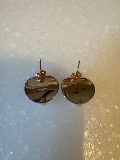 【新品未使用】ete 淡水パール付き シルバーピアス SV925