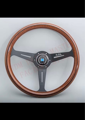 6★NARDI ウッドステアリング　14インチ　358mm シルバースポーク 6☆NARDI ウッドステアリング 14インチ 358mm シルバースポーク