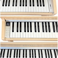 ◯美品/2023年製■KAWAI カワイ 電子ピアノ 88鍵 RH3鍵盤 デジタルピアノ CN201 LO プレミアムライトオーク調 中古品■ジモティ姫路の画像