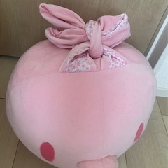 汎用うさぎピローぬいぐるみ ナチュラルピ ンクの画像