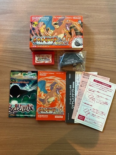 ゲームボーイアドバンスソフト ポケットモンスター赤ファイアレッド（動作未確認）説明書付き