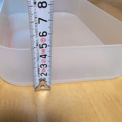 プラスチック収納ケースの画像