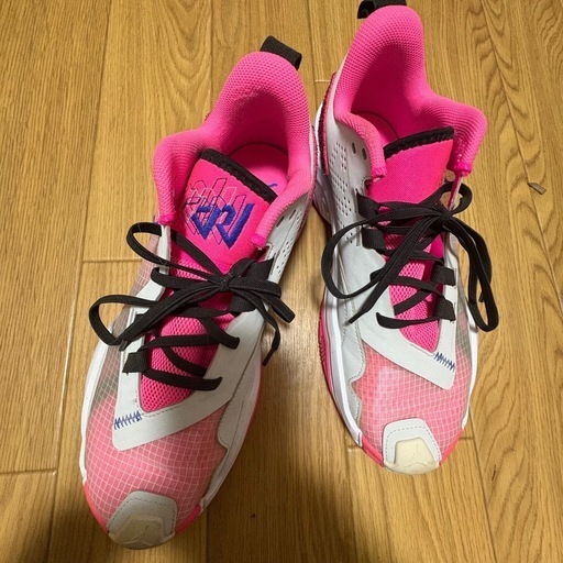 箱有り【NIKE】エアジョーダン　バスケットシューズ ホワイト/ピンク
