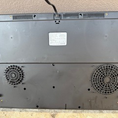 アイリスオーヤマ IHクッキングヒーター IHK-W12 2019年製 2口 卓上IHの画像